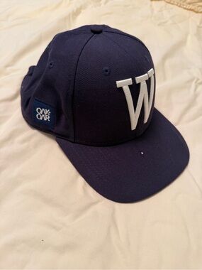 Oak Oar Navy Bud Grant 'W' Baseball Cap - Men